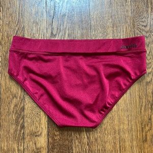 Charlie by MZ Maroon Squarecut Brief size SMALL
